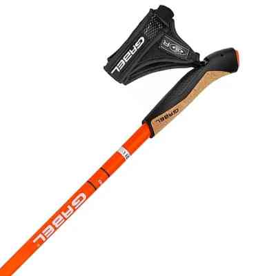 Палиці для скандинавської ходи Gabel X-1.35 Active Knife Red/Orange 125 (7009361151250) (DAS302698) Вінниця