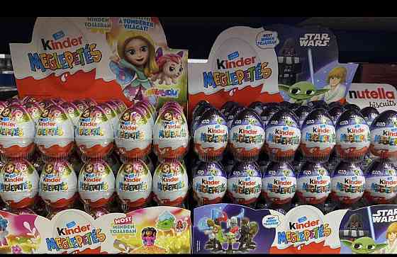 Kinder Surprise (Kinder Мегелетес) 20 г – шоколадное яйцо с игрушкой | Star Wars / Для девочек | Оригинал Киев