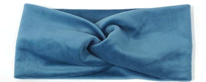 Пов'язка для волосся широка синя Київ - фото 1