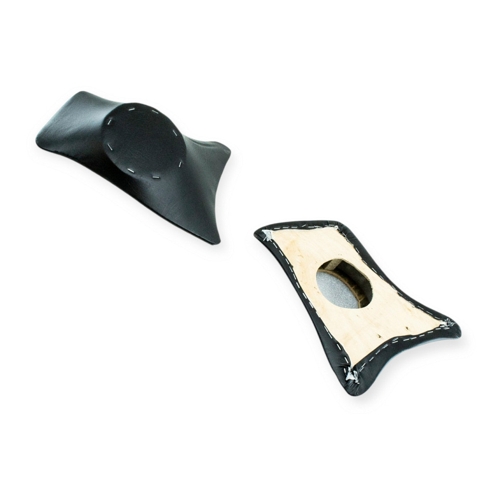 Обшивка 2101-2107 чорні (2шт) шкірозамінник з подіумом 13см ніг Мукачево - фото 1