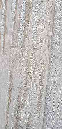Обои винил на флизелине горячего тиснения DUKA Selective1.06х10 колоски листья стуктурные серебро на сером DK3 Киев