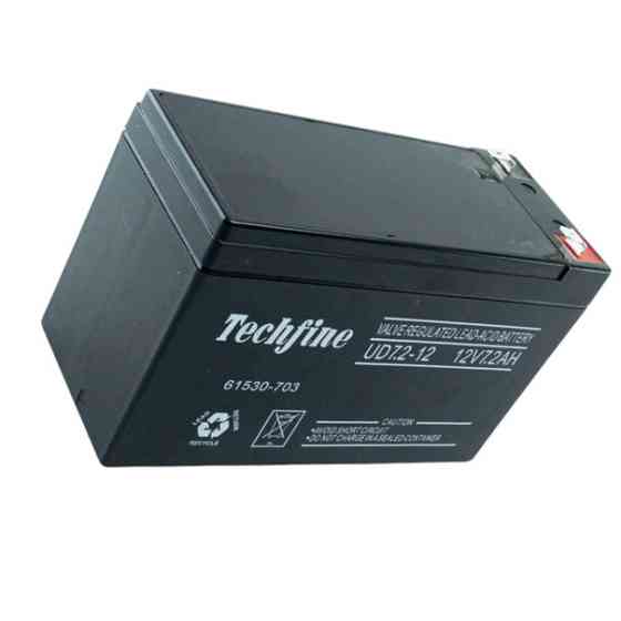 Акб 7A (150x65x95) SLA промисловий Techfine чорний 12V Мукачево