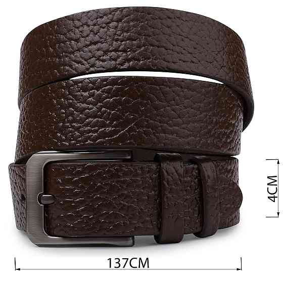 Добротный мужской ремень Vintage 20744 Коричневый Киев