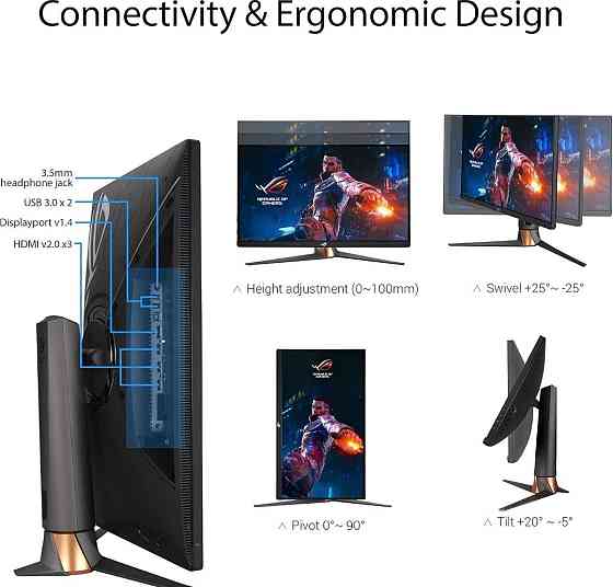 Игровой Монитор ASUS ROG Swift PG279QM 27