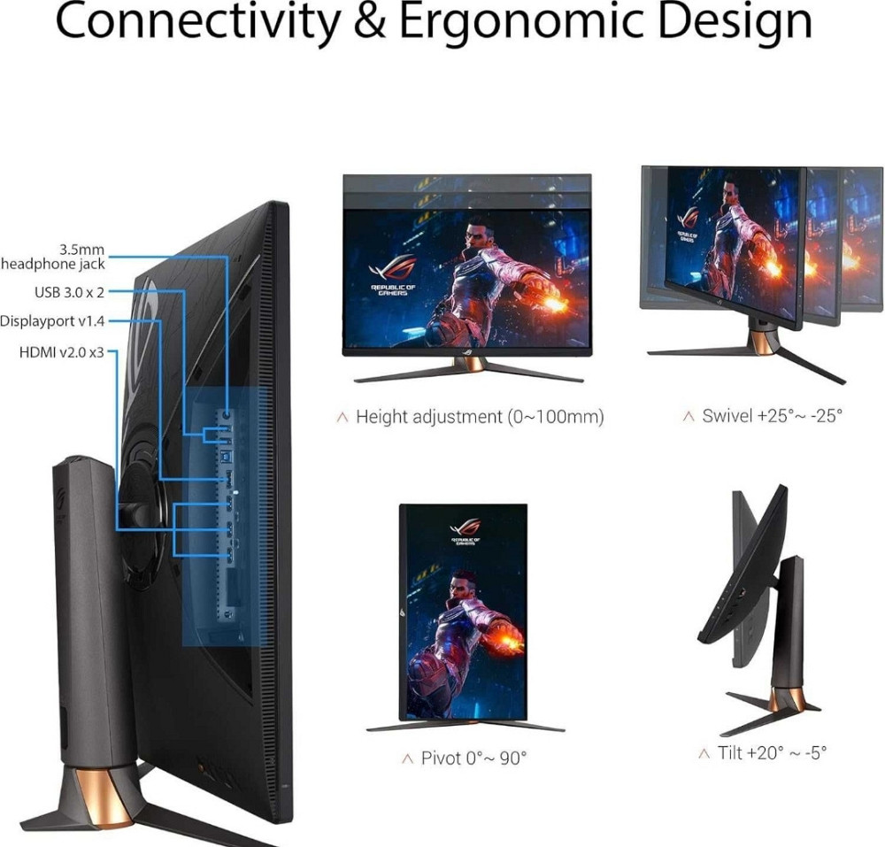 Игровой Монитор ASUS ROG Swift PG279QM 27