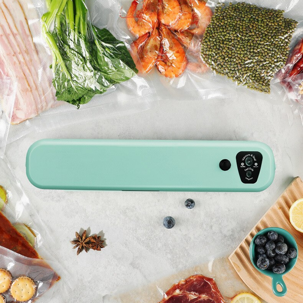 Вакууматор Vacuum Sealer + Подарунок Пакети вакуумні 5м*20см / Домашній вакууматор / Кухонний вакууматор Київ - фото 5