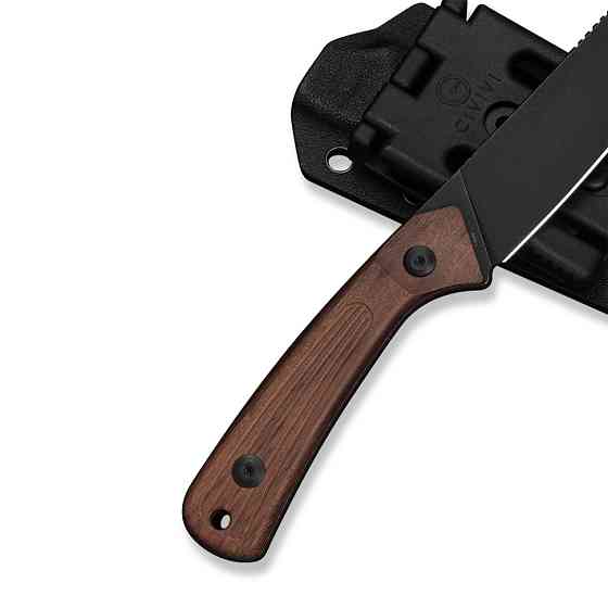 Ніж фіксований туристичний Civivi Carveth (9,1 см) AEB-L / Wood дерево з чохлом Киев