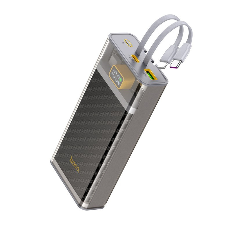 Павербанк 20000 mAh HOCO J104A Discovery edition 22.5W быстрая зарядка встроенный кабель power bank повербанк Одесса - изображение 12