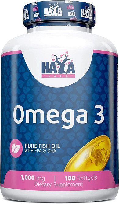 Омега-3 Haya Labs Omega 3 1000 mg 100 softgels Луцьк - фото 1