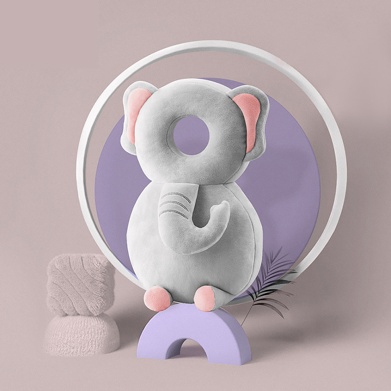 Детская защитная подушка - рюкзак Tochang для защиты головы при падении подголовник Слон Киев - изображение 2