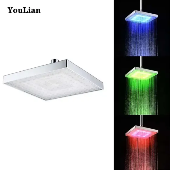 Насадка для душа с LED подсветкой RGB LED SHOWER Светодиодная Лейка Коломыя