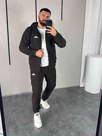 Мужской костюм из флис- полара XL-XXL, шоколад Одесса
