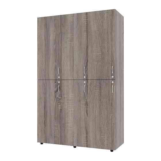 Шафа секційна для роздягальні ШС-1, Дуб Сонома Трюфель, 1200/468/1900 Львів