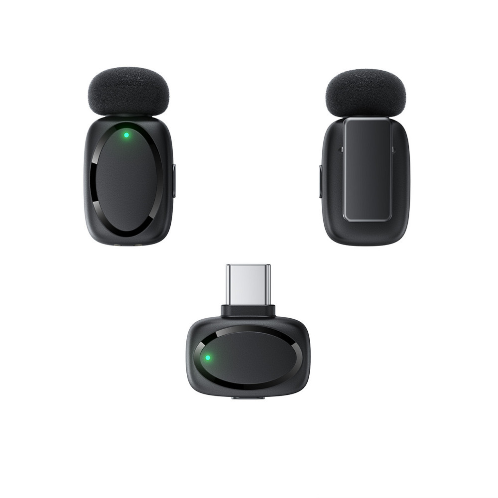 Беспроводная микрофонная система ACEFAST R2 dual-mic (Type-C) Black Одесса - изображение 5