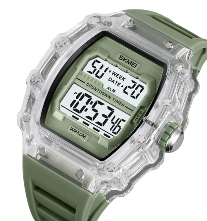 Часы мужские электронные наручные Skmei 2296 Зеленый Винница