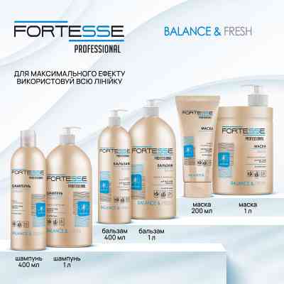 Шампунь Fortesse Professional Balance & Fresh 400 мл (4820000307383) Винница
