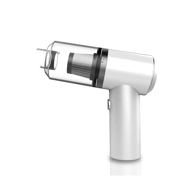 Пилосос автомобільний 120 Вт. Акумуляторний, портативний безпровідний ручний пилосос в автомобіль, білий Кам'янець-Подільський - фото 3