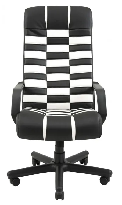 Офісне Крісло Керівника Richman Atlant Fly 2300-2230 Пластік М3 MultiBlock Чорно-білий Дніпро - фото 4