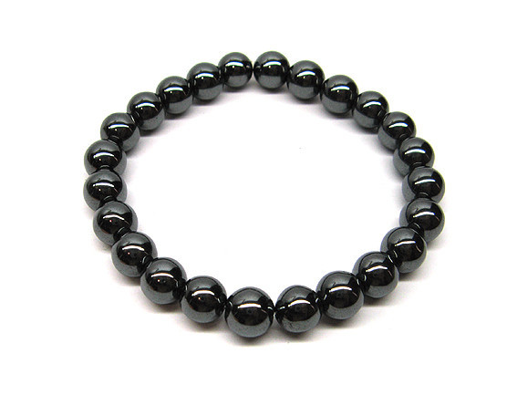 Браслет із натурального гематиту стильний Київ - фото 1