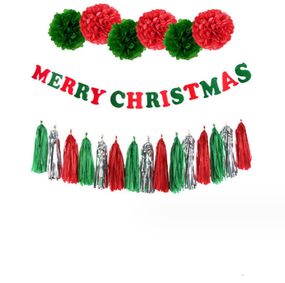 Новогодние гирлянды Merry Christmas разноцветный Киев