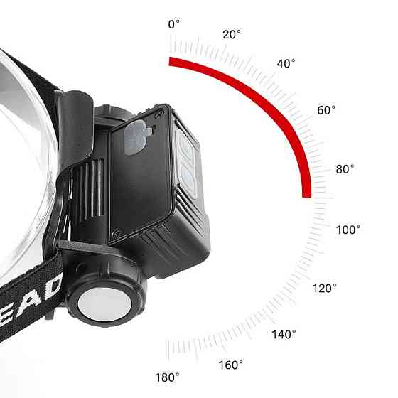 Налобний ліхтар із датчиком руху BL-123 XPE+COB / Магнітний ліхтарик з червоним ліхтариком для риболовлі Київ