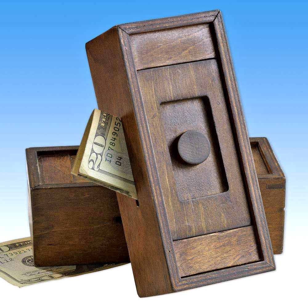 Купюрница деревянная 