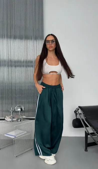 Женские брюки с двойной шелковой лампой — легкие летние брюки Одесса - изображение 19