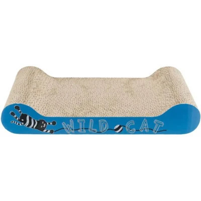 Дряпка (когтеточка) для котов Trixie картонная с мятой 41×7×24 см (голубая) (4011905480008) Винница - изображение 2