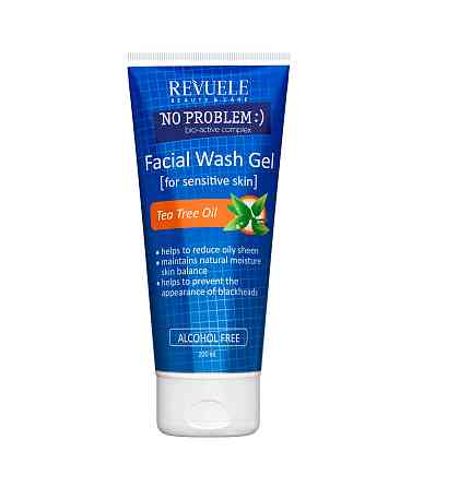 Гель для умывания для чувствительной кожи лица Масло чайного дерева No Рroblem Revuele 200 мл Киев