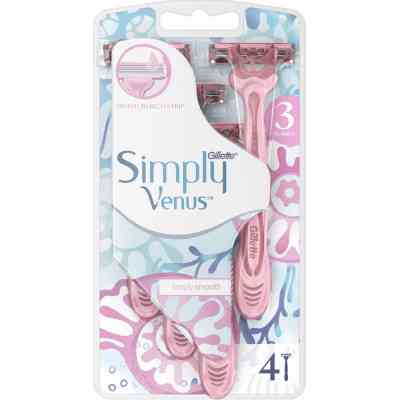 Бритва Gillette Simply Venus 3 4 шт. (7702018465675/8700216143608) Винница