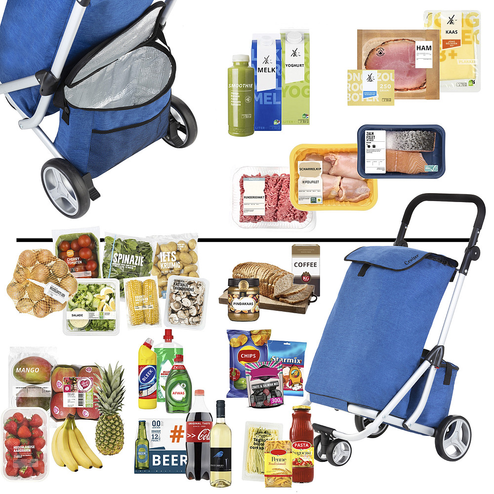 Сумка-тележка ShoppingCruiser 3 Wheels Blue (650062) Киев - изображение 8