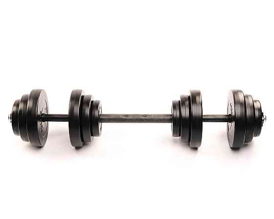 Гантелі Elitum 2х18,5кг + подовжувач грифа для штанги Київ