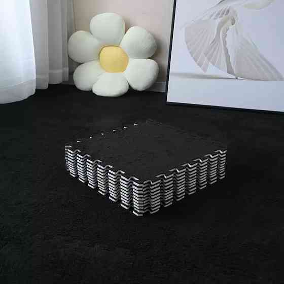 Пазл коврик 60х150см мягкий плюшевый термоковер,10 пазлов теплый пол, термоковрик для дома, в детскую один цвет Каменец-Подольский