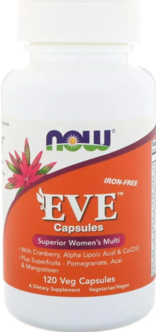 Витамины для женщин Ева Now Foods Eve Women's Multi 120 капс Киев - изображение 1