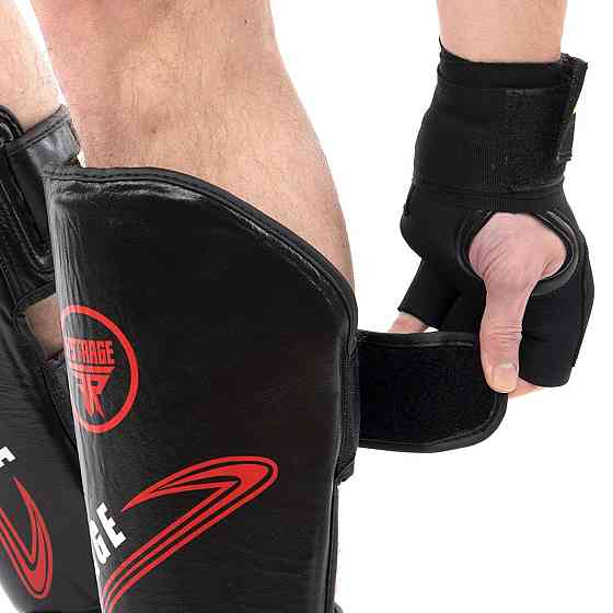 Защита голени и стопы для единоборств FISTRAGE VL-8496 размер S-XL цвета в ассорт. Защита для боевых искусств Киев