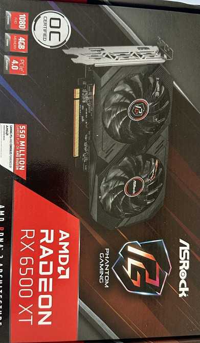 ASRock Phantom Gaming Radeon RX 6500 XT 4GB GDDR6 PCI Expres. Киев - изображение 5