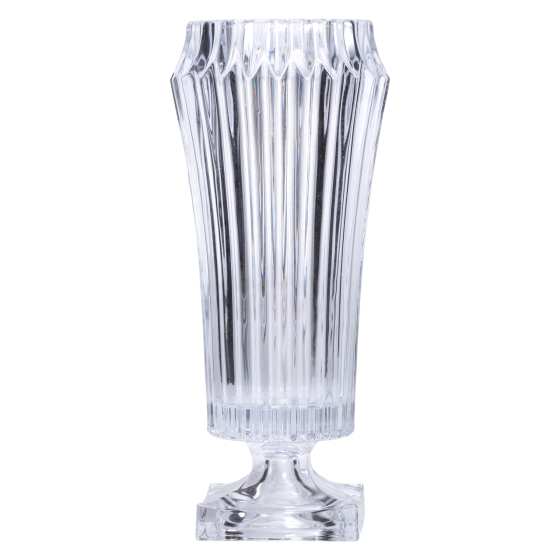 Yiwu Ваза для квітів кругла 34.5 см скляна декоративна ваза з товстого скла 1.8 л HP-19-141 Коломия