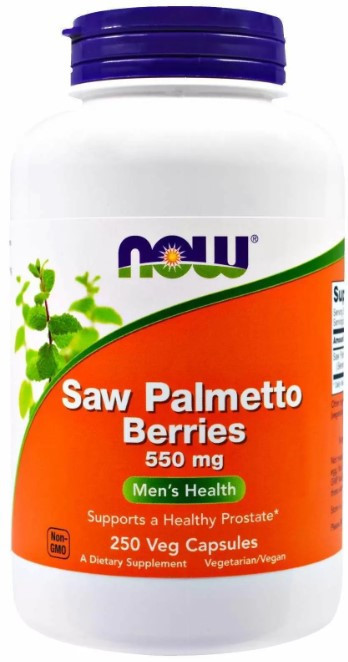 Со Пальметто Now Foods Saw Palmetto 550 мг 250 вег капсул Киев - изображение 1