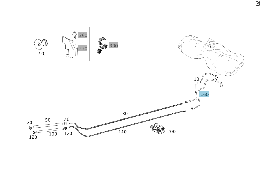 Mercedes-Benz  A2044760826 Шланг паливний обратка C-Class W204 E-Class C207 GLK X204 Одесса - изображение 5