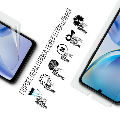 Пленка защитная Armorstandart hydrogel Anti-Blue ZTE Blade A36 4G (ARM88887) Винница - изображение 2