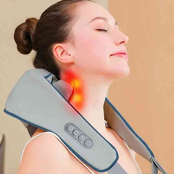 Масажер для шиї,спини та тіла з підігрівом Київ