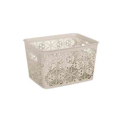 Кошик для зберігання Violet House 0502 2 Ажур Cappuccino 7 л (0502 2 Ажур CAP б/кр. 7 л) Вінниця