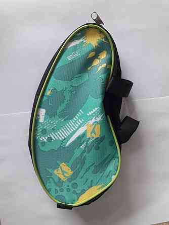 Сумка велосипедна на раму (горизонтальна) (mod:2, чорно-зелена) AI Мукачево