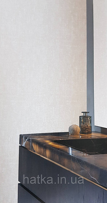 Шпалери вінілові на флізеліні Grandeco Universe метрові під штукатурку золотисті з глянцем UR1307 (VB1007) Київ - фото 1