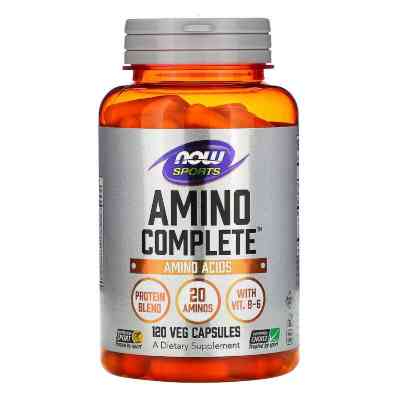 Аминокислота Now Foods Комплекс Аминокислот, Sports, Amino Complete, 120 вегетариа (NOW-00011) Винница
