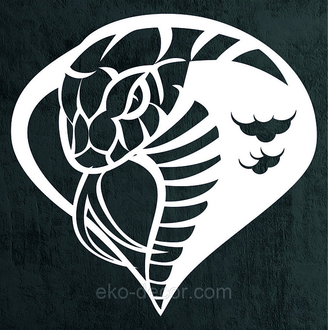 Декоративне настінне Панно «Кора», Декор на стіну 50*50 см, Білий Київ - фото 4