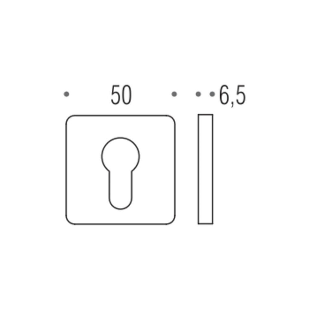 Накладка Colombo BT 13 кл мат хром Esprit, Fedra Київ - фото 2