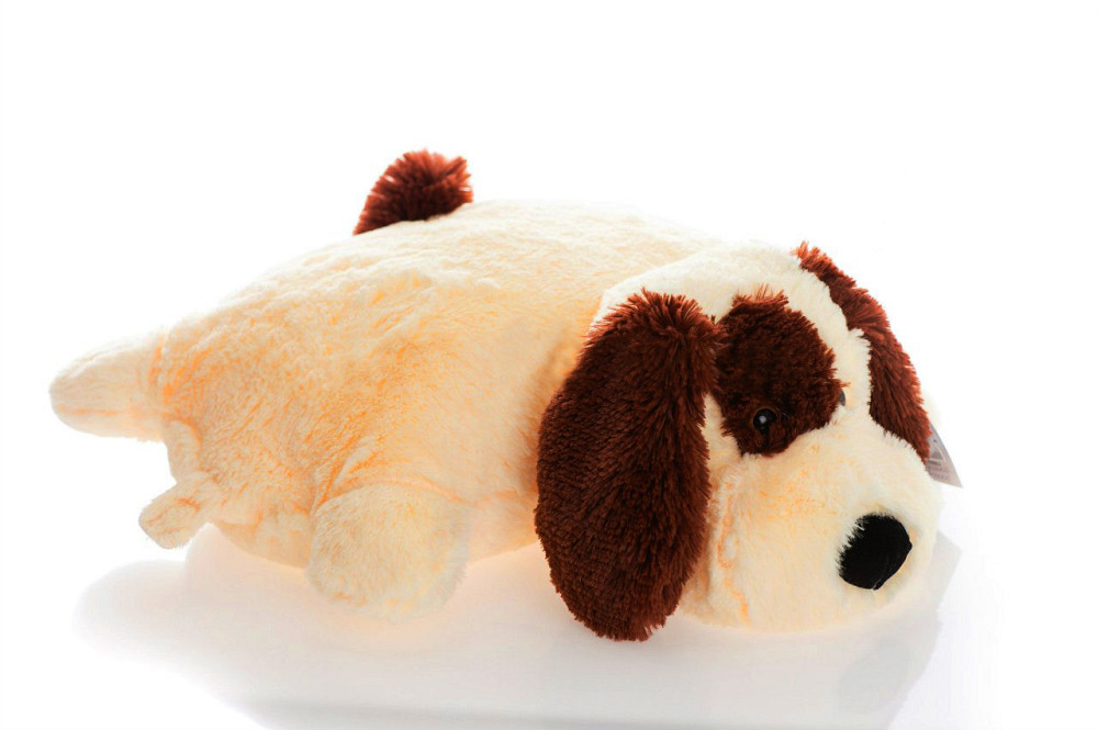 Подушка собачка Алина Шарик 45 см персиковый Киев - изображение 1