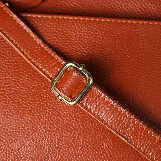 Жіноча сумка з натуральної шкіри з формостійким дном Vintage 22983 Коричневий Київ