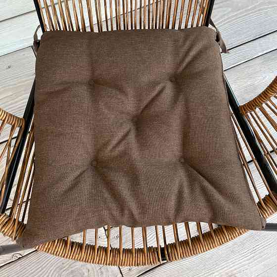 Подушка для стільців (38x38х5 см) Decorator Sawana колір світло-коричневий 84-115 Київ